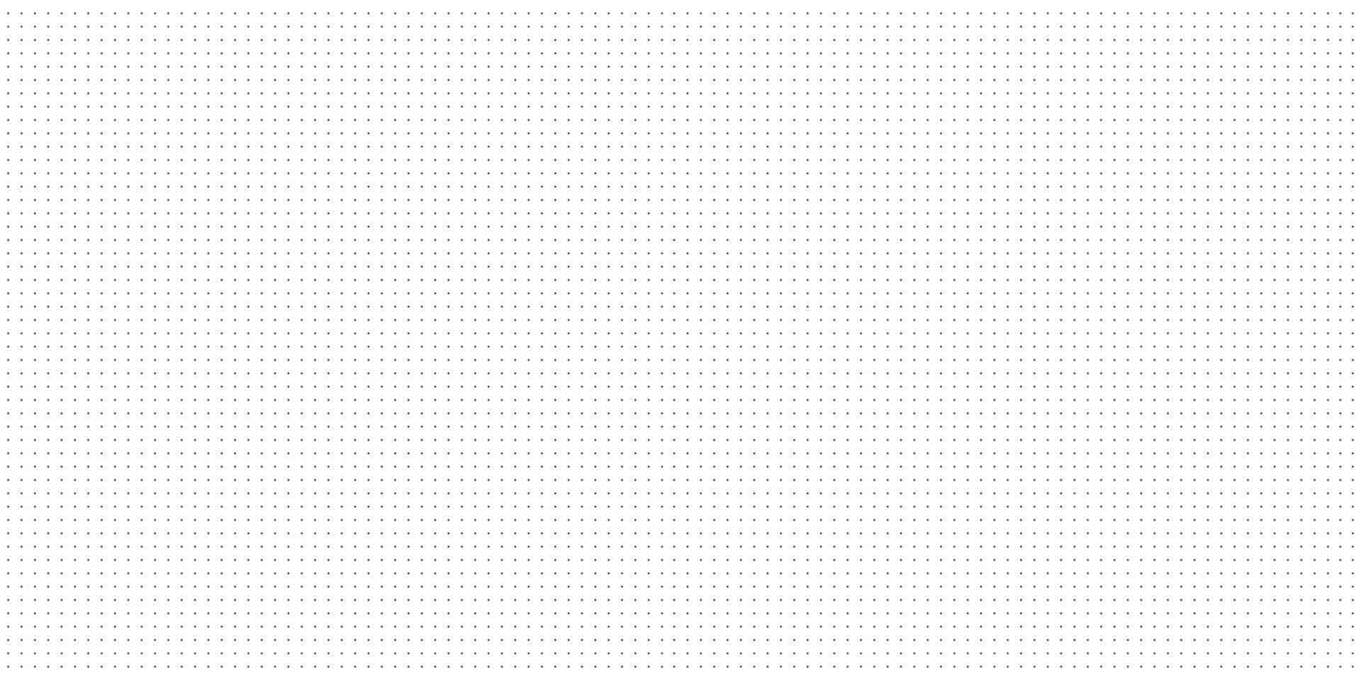 Grid empty background, dot graph paper, school math sheet, grid paper sheet. Memo list, bullet journal list blank, architectural graph vector