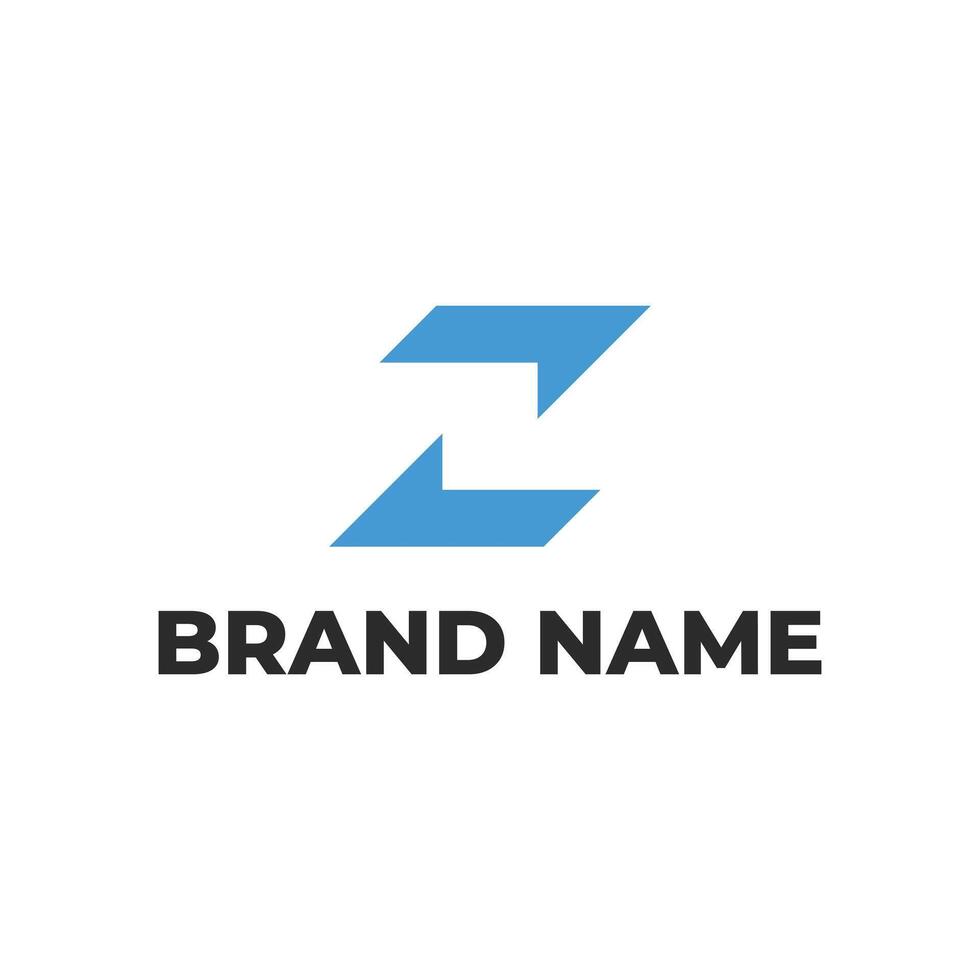 modern letter z logo design creative idea vector