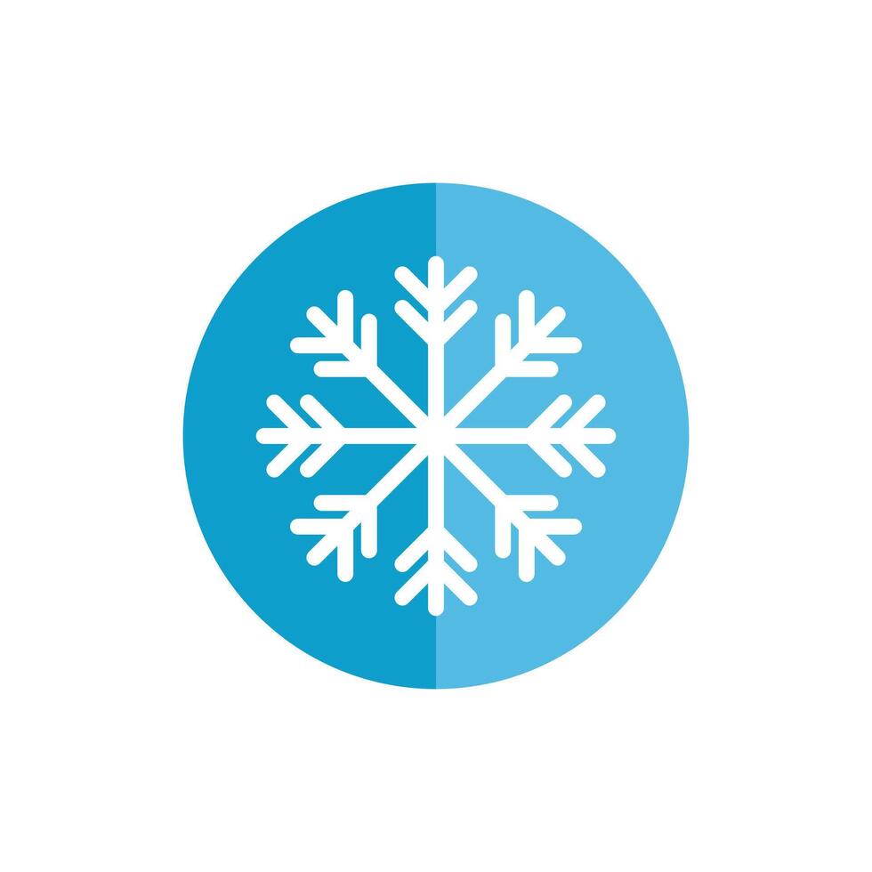 snowflake icon snow flake cold design template vector