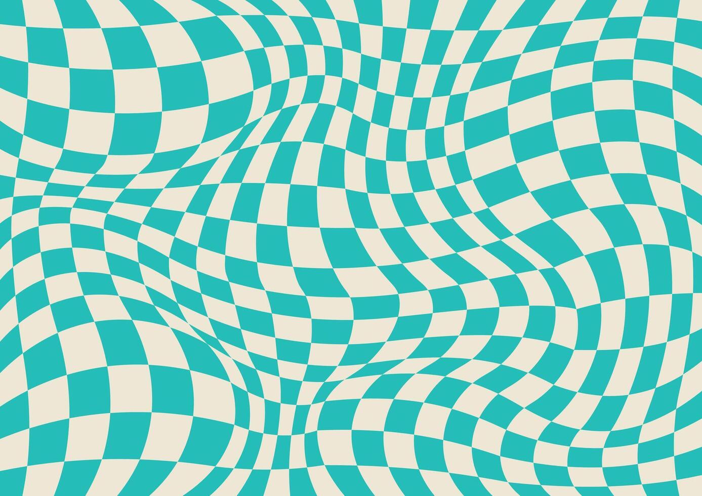 Checkered background. Psychedelic checkerboard texture. vector