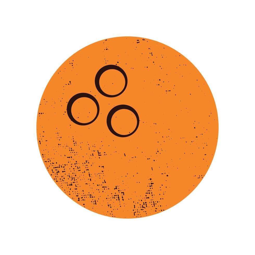 Bowling ball. Sport equipment. vector