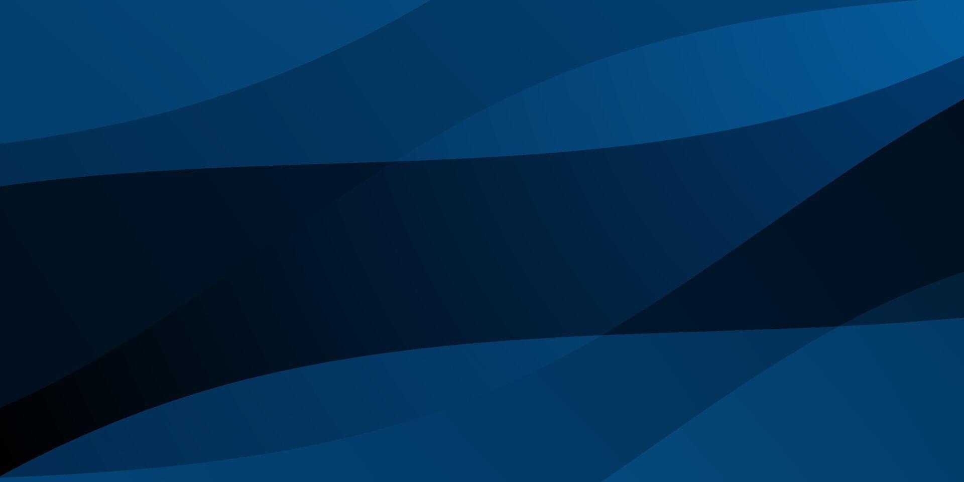 Abstract dark blue 3D background. Overlap wave pattern design. vector