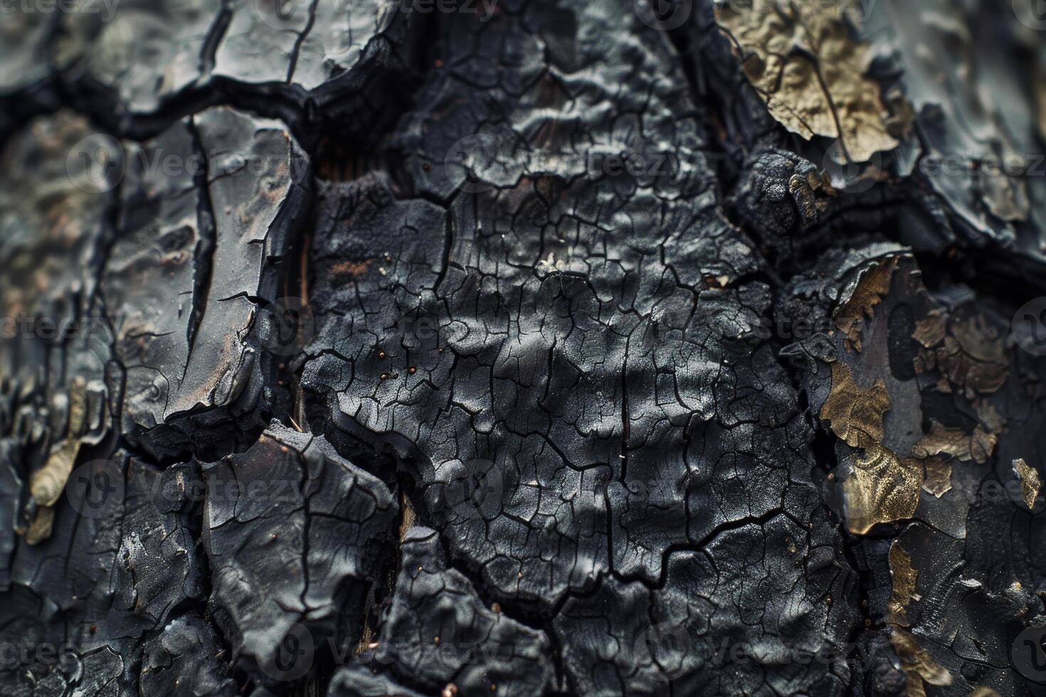 A close up of a burnt tree photo