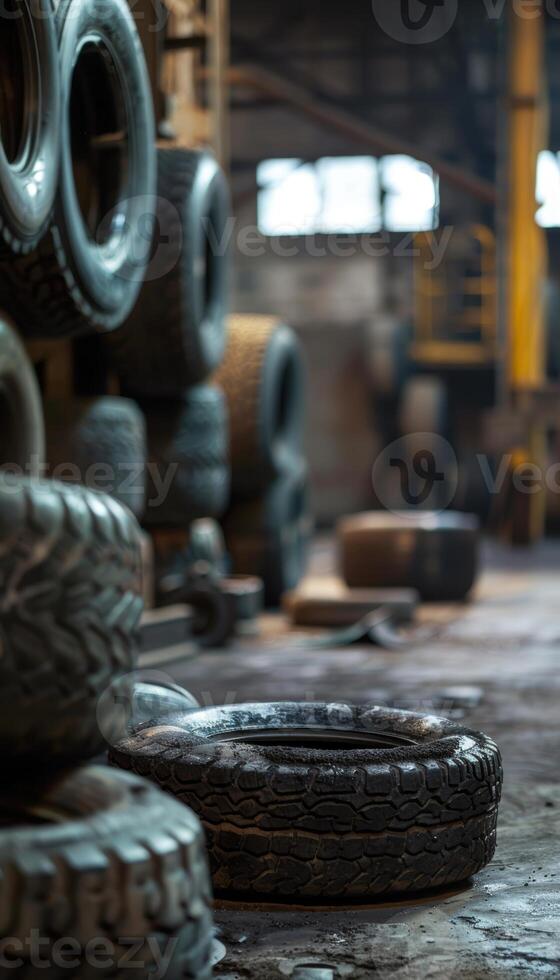 Tire Manufacturing Materials. Exploring Rubber, Chemicals, and Raw Components for Production Insights photo