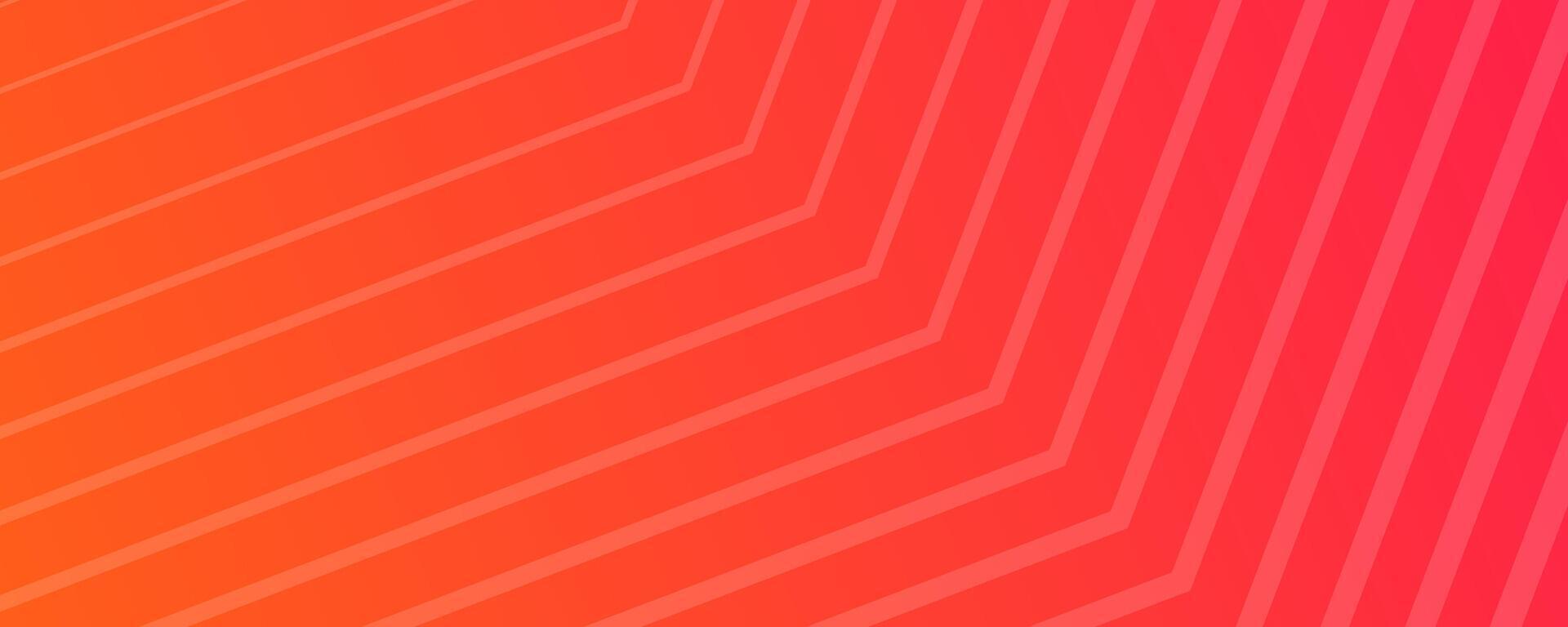 Modern orange backgrounds with lines. Header banner. Bright geometric abstract presentation backdrops. illustration vector