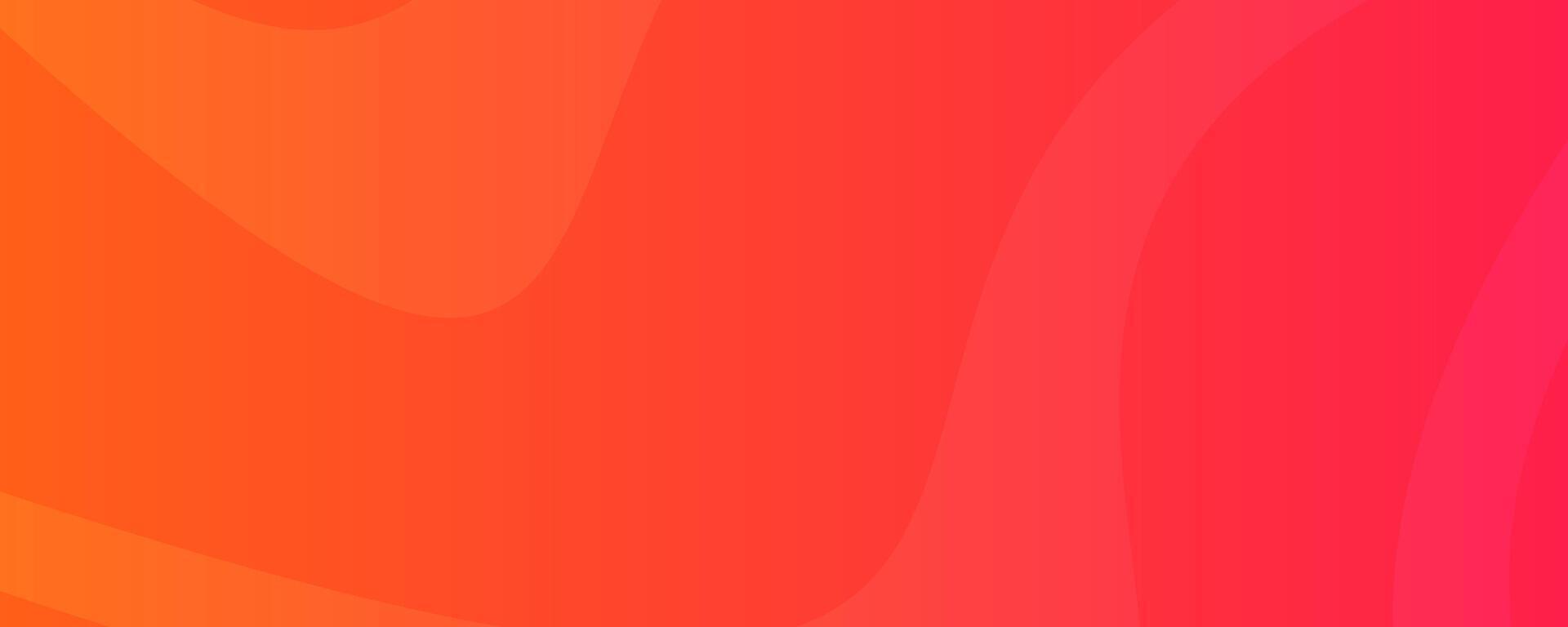 Modern orange gradient backgrounds with wave lines. Header banner. Bright geometric abstract presentation backdrops. illustration vector
