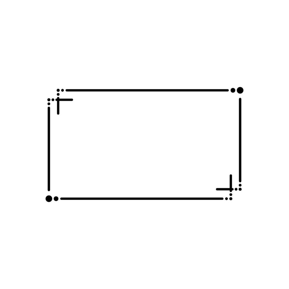 Square frame design, Digital technology communication social media internet web and screen theme illustration vector