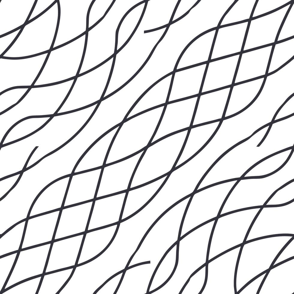 Abstract seamless pattern featuring holographic waves and grids creating a futuristic interface with a sense of depth and motion Clean vector