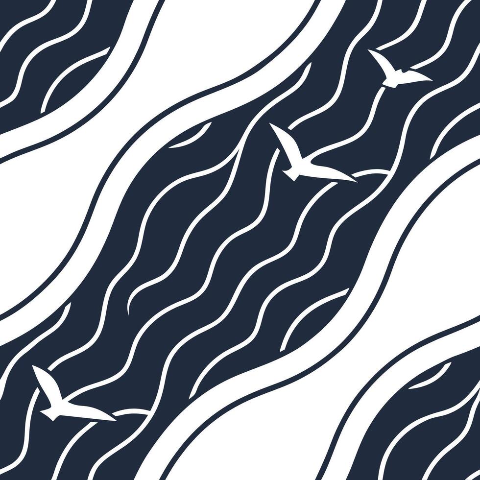 Arrange minimal digital lines in synced waves leaving crisp white spacing forging futuristic tile for progressive brand visuals Clean vector