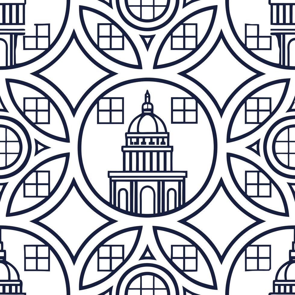 Assemble digital tile layout with culturally rich local icons crisp white balance and structured repeating elements for posters Clean vector