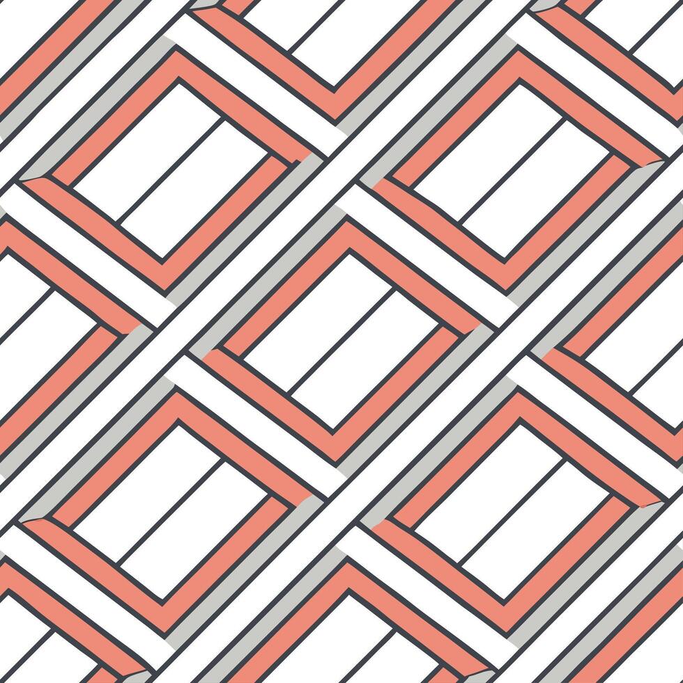 Blend offset squares with luminous lines sustain crisp white intervals finalize layered futuristic tile design for dynamic promotional projects Clean vector
