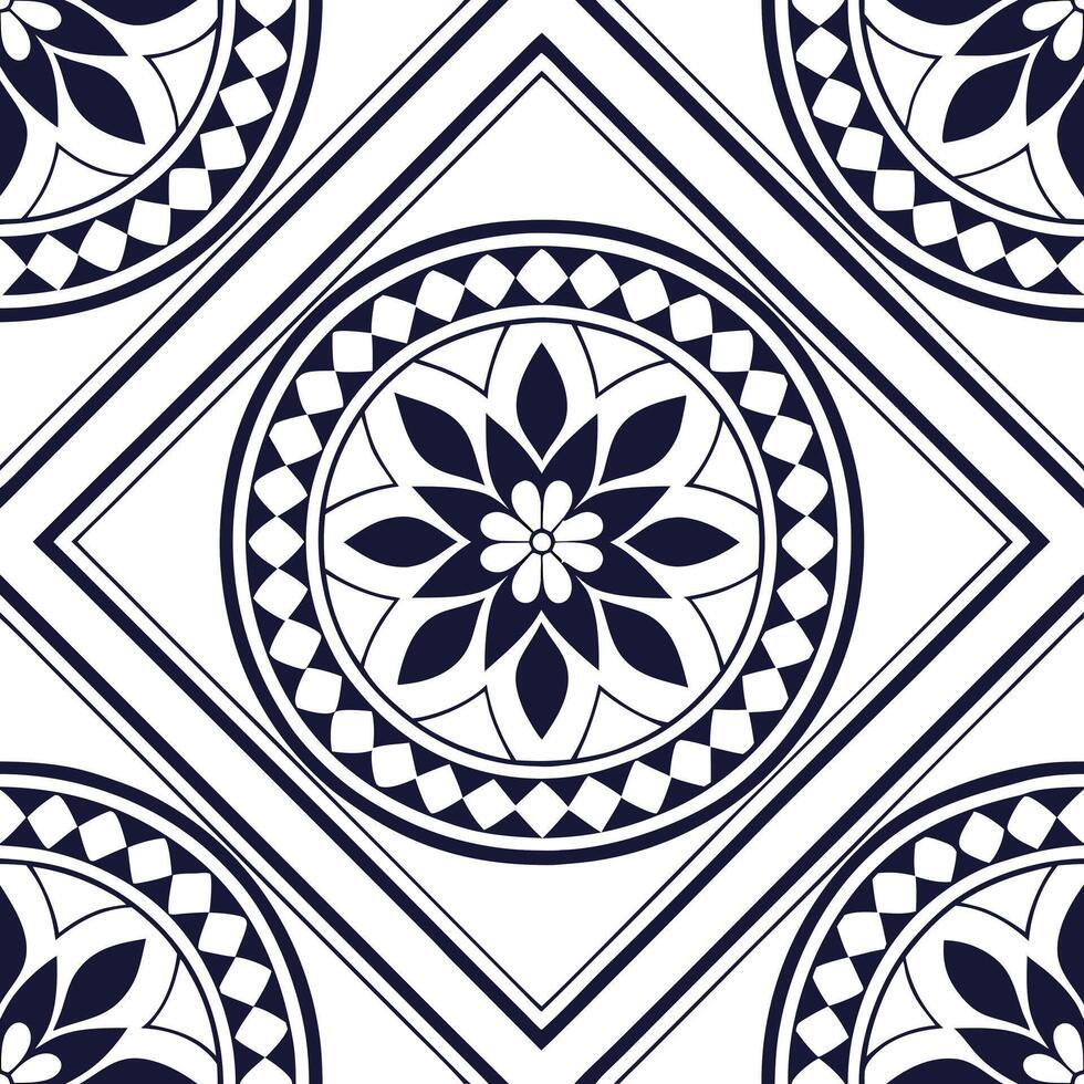 Blend intricate frame designs with geometric tile formations seamless pattern ready for branding luxurious prints Clean Set 2 vector