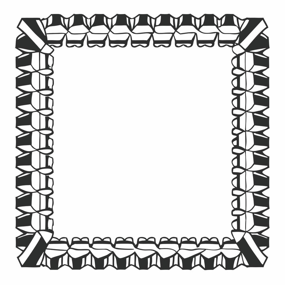 Border Frame with Gold Bars and Profit Charts Clean vector