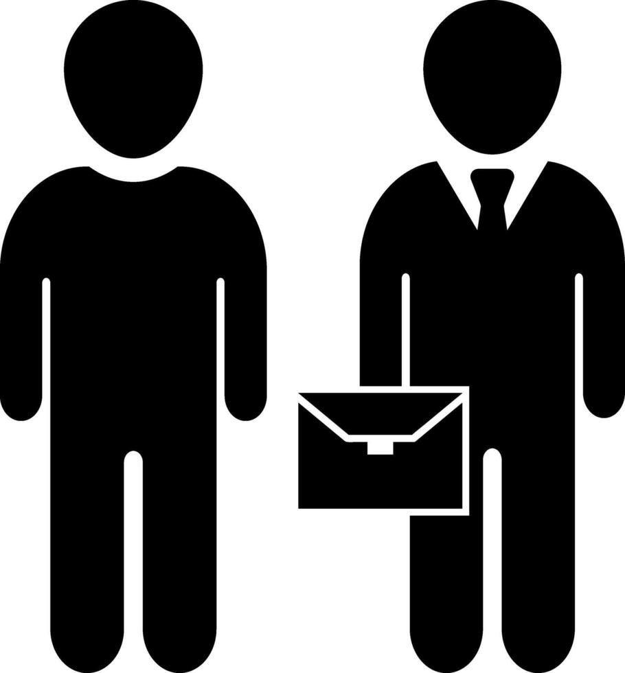 Stencil black set icon People clipart collection vector