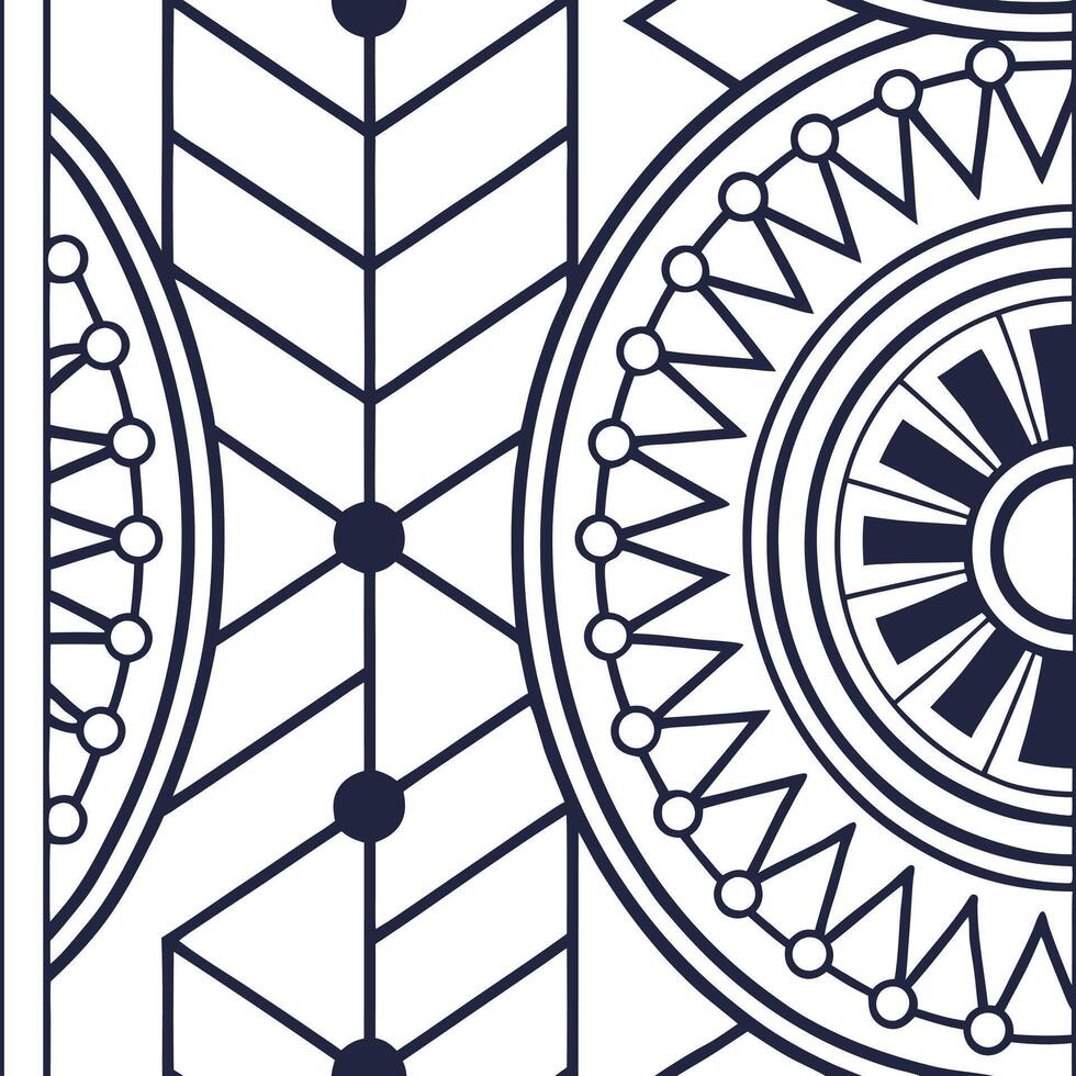 Conceive seamless tile uniting futuristic interfaces radiating lines balanced negative space forward thinking impression Clean vector