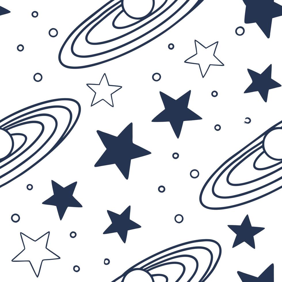 Create seamless sci fi tile patterns with galactic lines minimal colors and white isolation for hi tech corporate identity or promotional materials Clean vector
