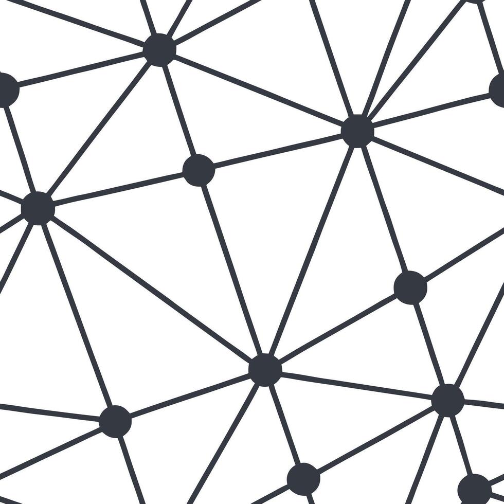Create seamless tile pattern featuring converging digital grid lines with isolated white balance to form a structured futuristic network grid Clean vector