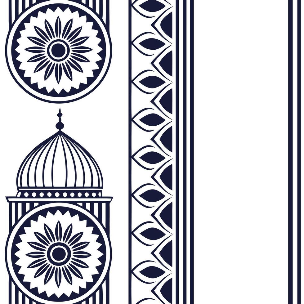 Curate seamless ethnic border patterns with symbolic cultural elements and isolated white backgrounds ideal for upscale product packaging and digital branding Clean vector