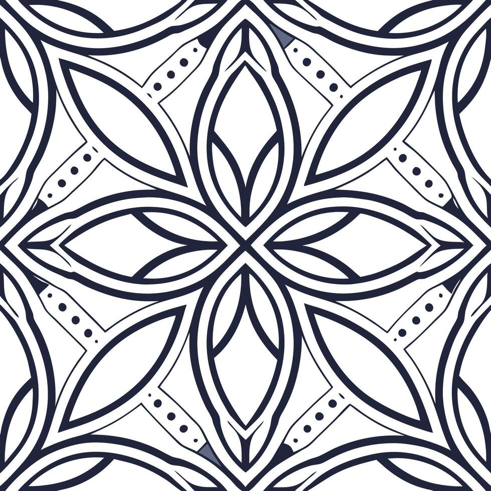 Curate symmetrical tile art layering random tribal details crisp geometric partitions minimal color usage wide white margin Clean vector