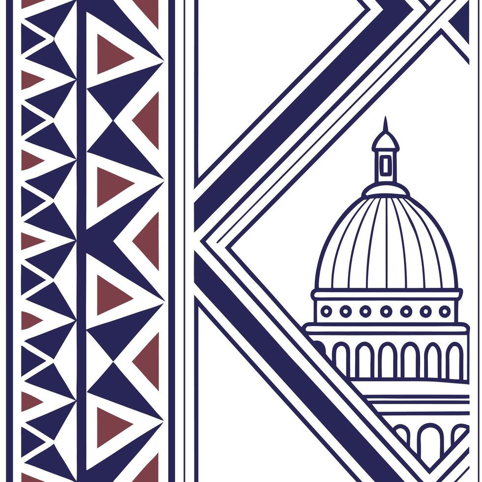 Design geometric patterns with ethnic artifacts for seamless tiling focusing on modern interpretations of cultural history and aesthetic appeal Clean vector