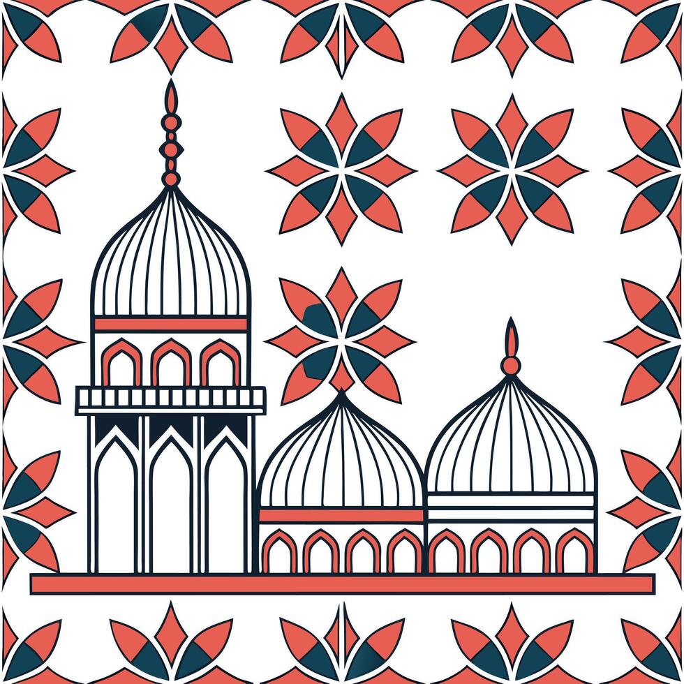 Design seamless ethnic tiles with repeating cultural patterns bold color schemes and white space for a modern twist on traditional art Clean vector