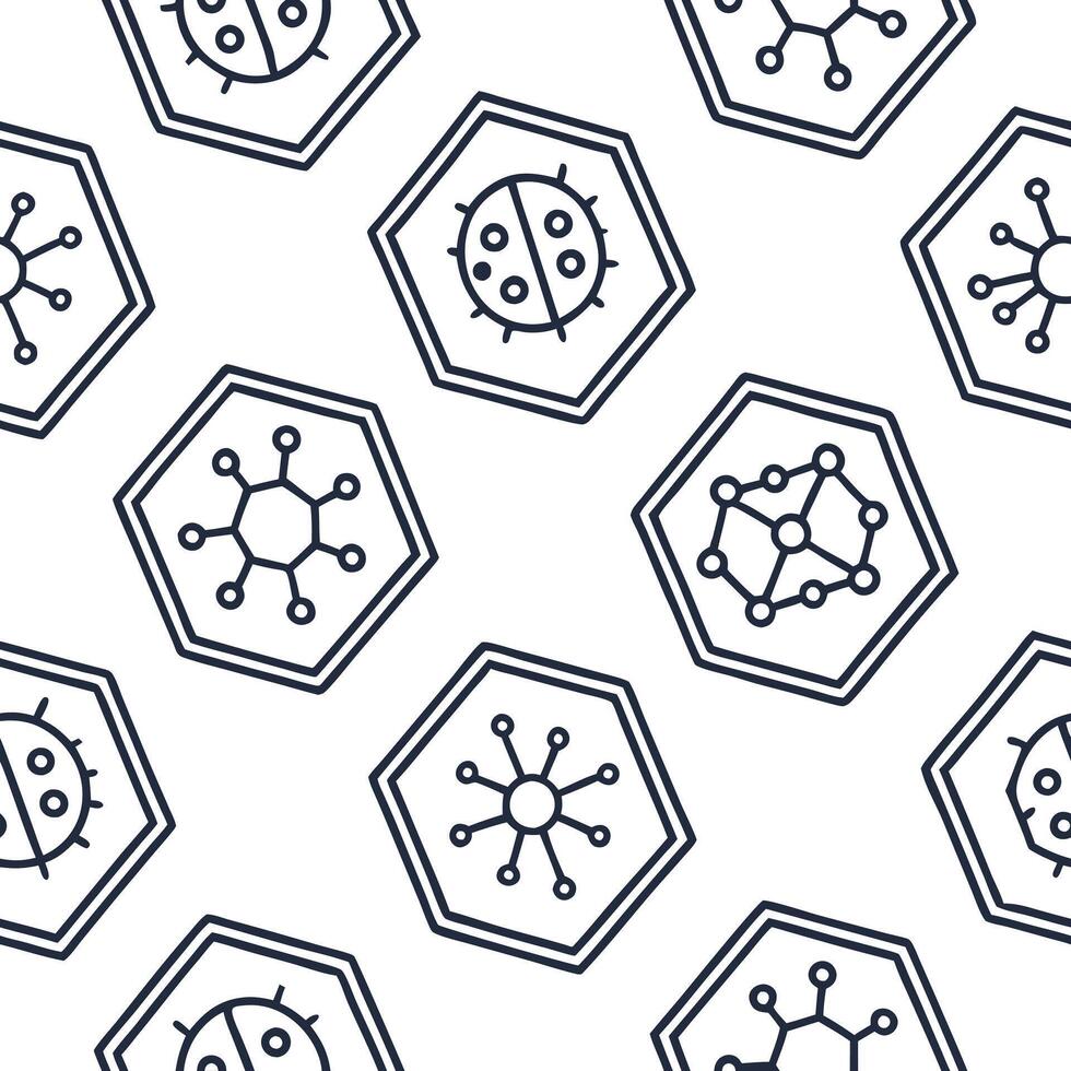 Design seamless futuristic tile patterns using technology inspired elements and isolated white backgrounds perfect for digital interfaces Clean Set 2 vector