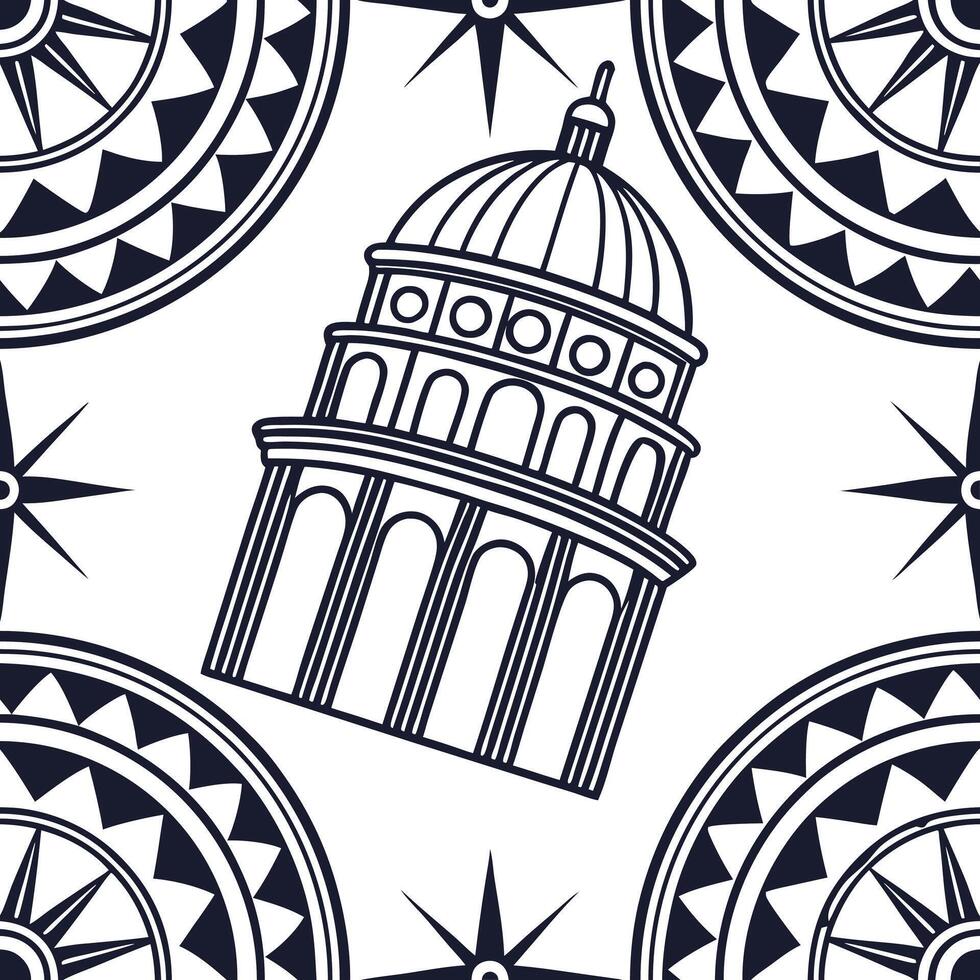 Design seamless tile patterns incorporating traditional ethnic artifacts blending ancient symbols and geometric precision ideal for digital content creation Clean Set 3 vector