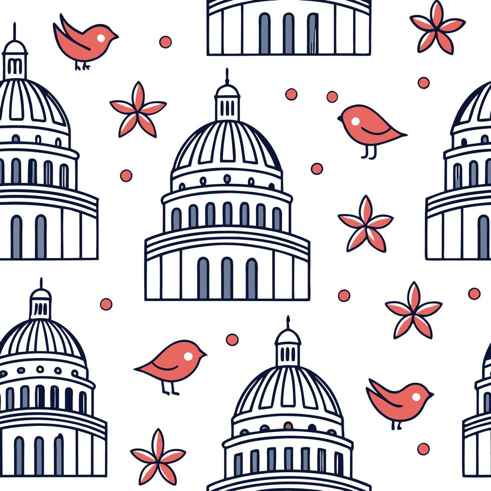 Design seamless tile patterns incorporating traditional ethnic artifacts blending ancient symbols and geometric precision ideal for digital content creation Clean vector