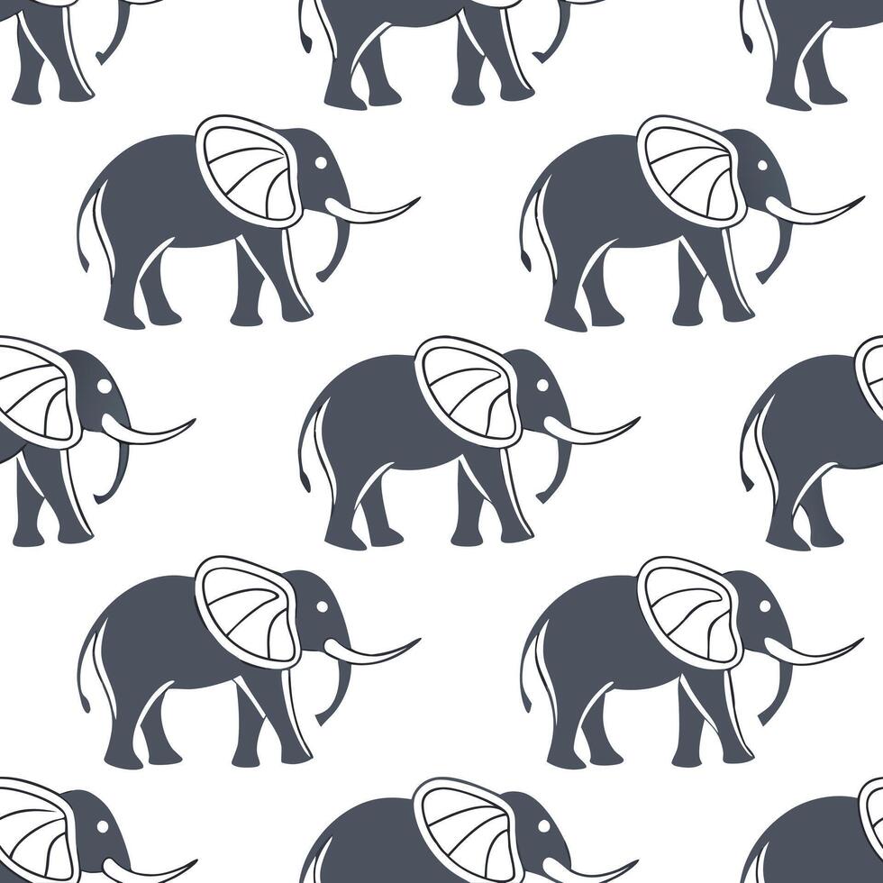 Design seamless tile patterns using animal faces from ethnic fauna with vibrant colors geometric separation and clear white space for a modern touch Clean vector