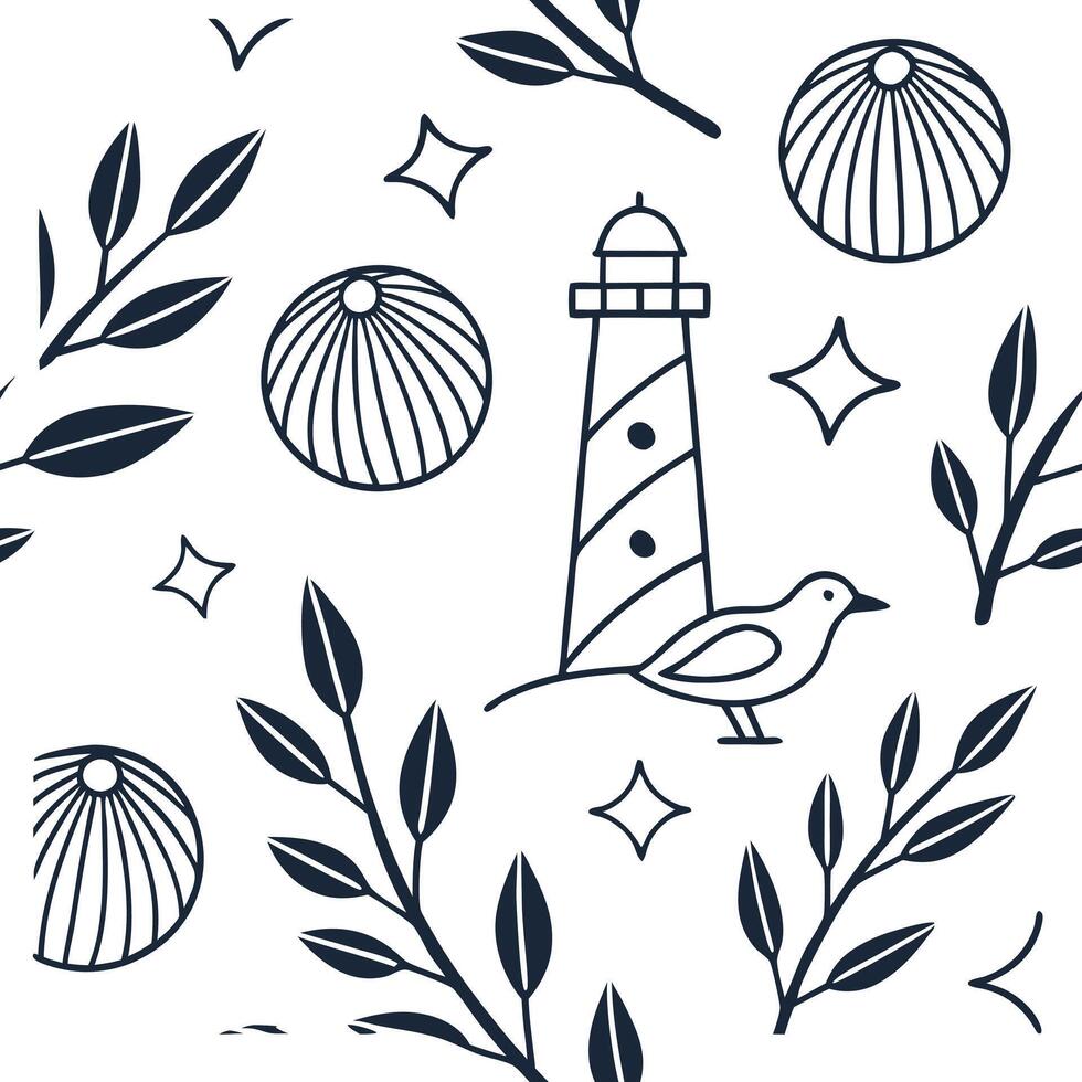 Design seamless tile pattern using traditional Scandinavian fabrics featuring clean lines and minimalist geometric shapes Clean Set 2 vector