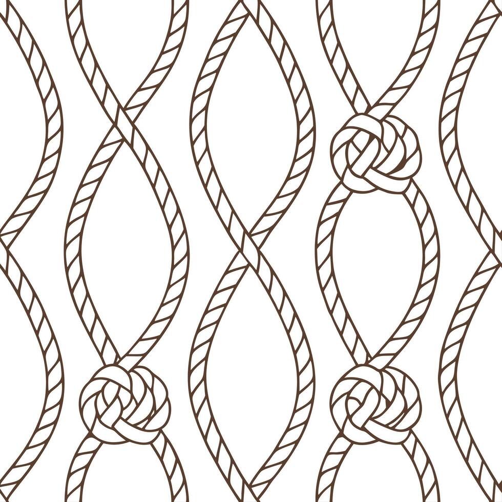 Design seamless tiles that reflect traditional craft techniques such as macrame featuring knot designs soft textures and a neutral color scheme Clean vector