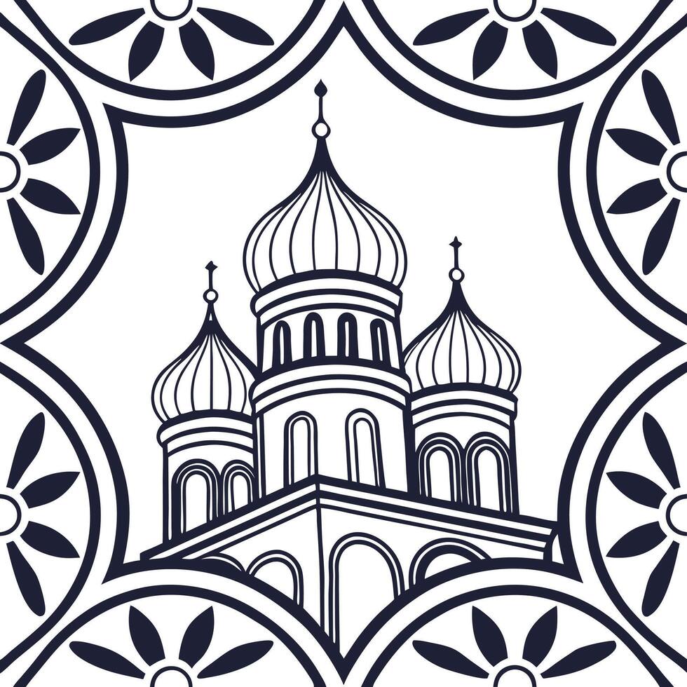 Design visually appealing seamless patterns influenced by local traditions ethnic art and historical motifs with isolated white balance Clean vector