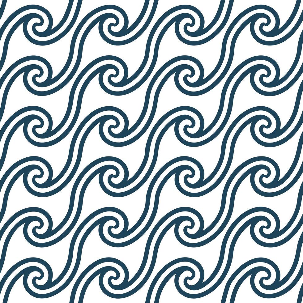 Design swirl wave arrays with angle intersections confined by large white intervals achieving a polished forward wave tile concept Clean vector