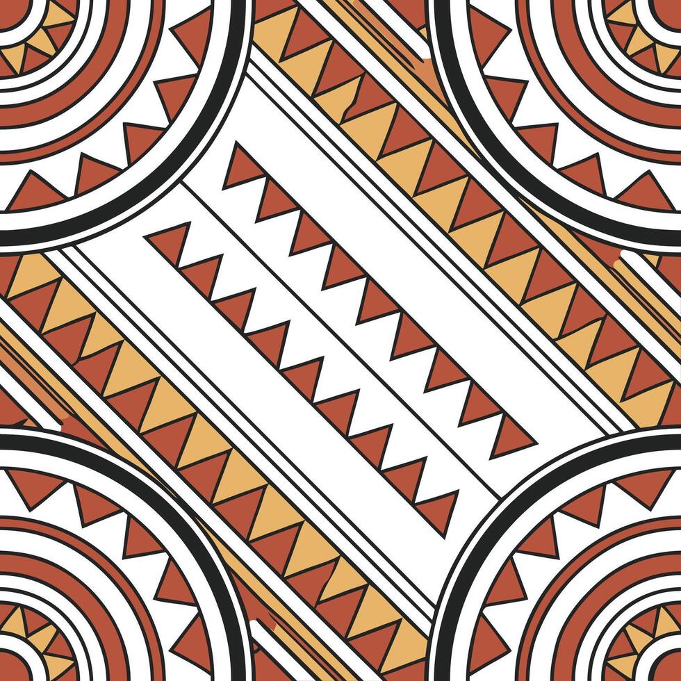 Develop a seamless tile pattern inspired by traditional Indian block prints with intricate floral motifs and earthy tones Clean Set 2 vector
