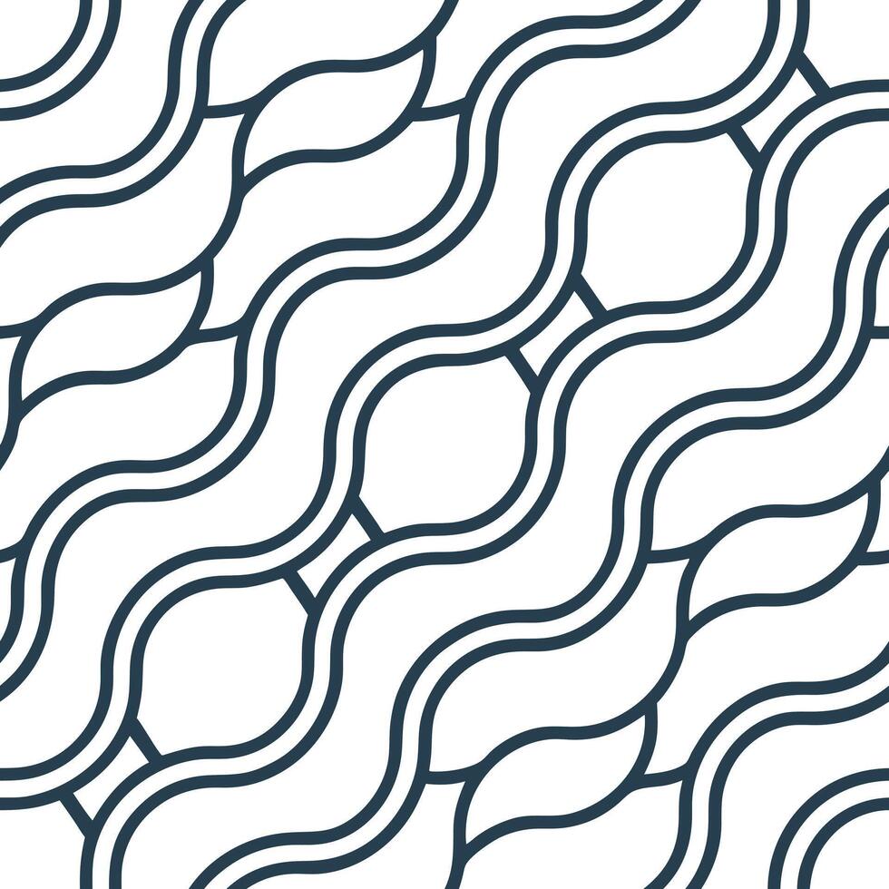 Develop repetitive wave ribbons with micro lattice details highlighted by bright white intervals for high tech tile surfaces Clean vector