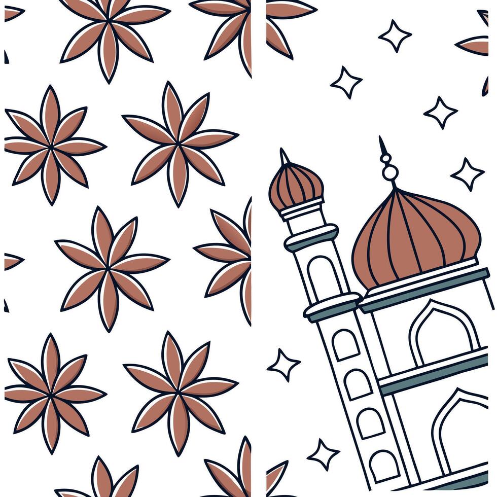 Develop seamless ethnic tile patterns that combine intricate borders with regional symbols and isolated white backgrounds for clear visuals Clean Set 2 vector
