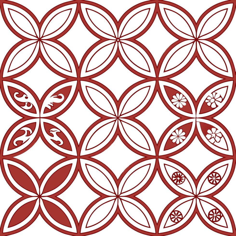 Develop seamless tile designs combining global cultural icons with geometric compositions creating a stylish aesthetic for modern spaces Clean vector