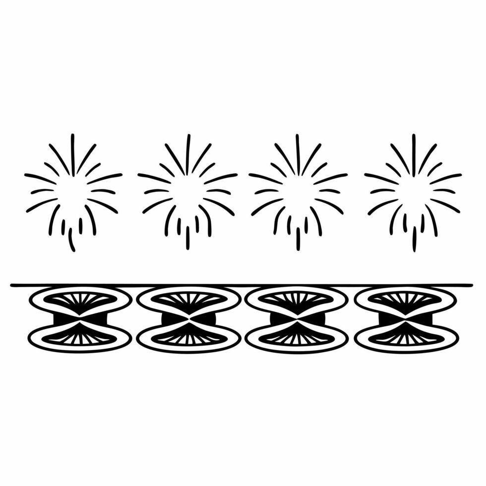 Festival Dance in Abstract Light Clean vector