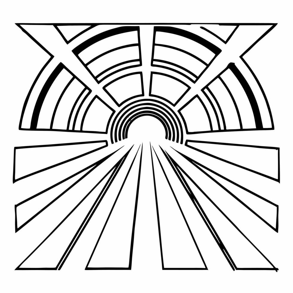 Flat Abstract New Year Journey Clean vector