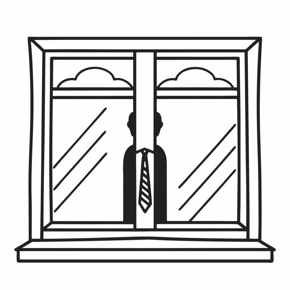 Flat Candid New Year Eve Reflection Clean vector