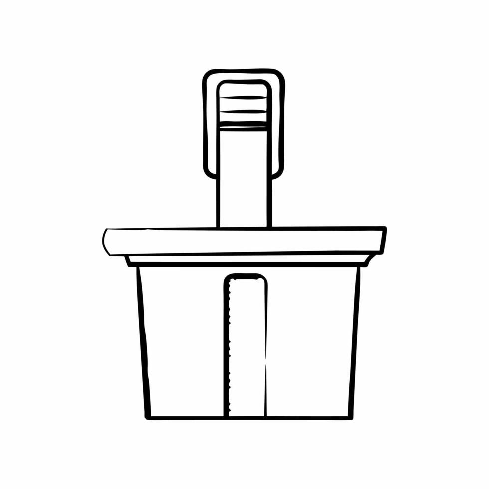 Flat Candid Shopper Scanning Coupon at Checkout Clean vector
