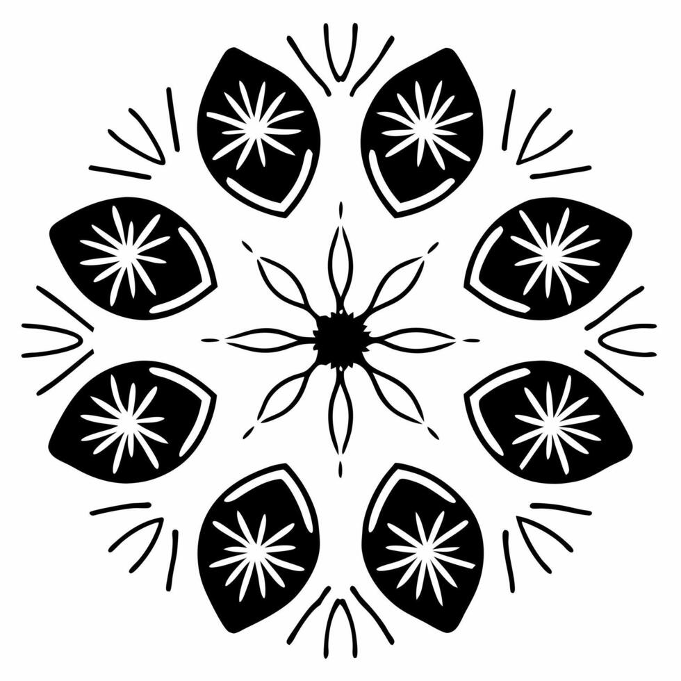 Flat Cultural Dance in Abstract Glow Clean vector