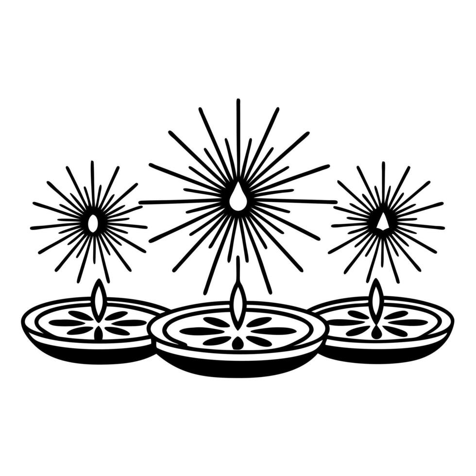 Flat Cultural Performance in Glowing Abstract Art Clean vector