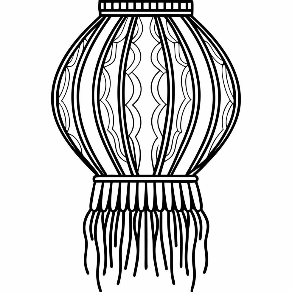 Flat Floating Diwali temple bell with glowing patterns suspended mid air isolated on a white background Clean Set 2 vector