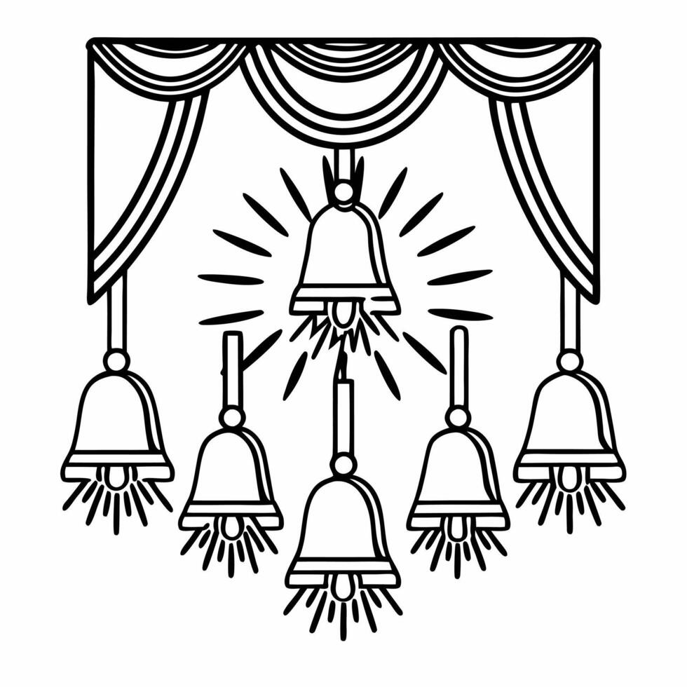 Flat Floating Diwali oil lamps with glowing halos framing an elegant copy space with Diwali Blessings wording Clean vector