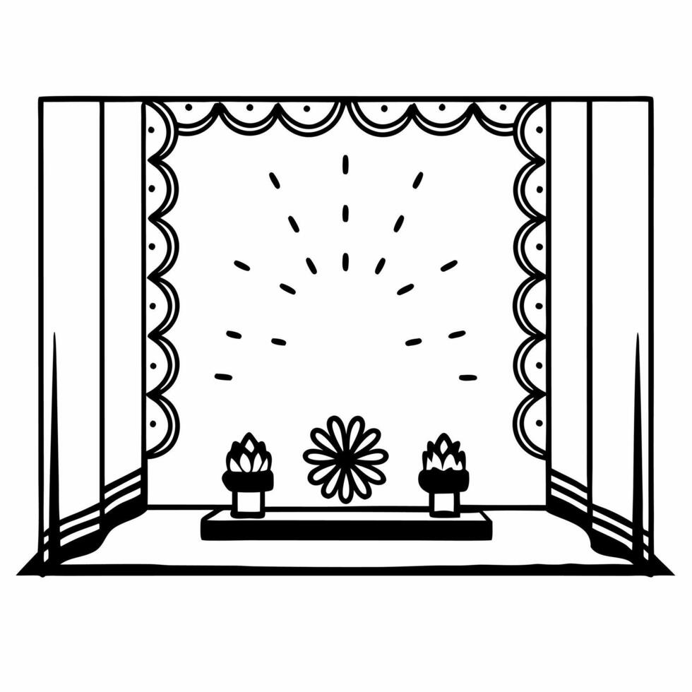Flat Glossy Background with Cultural Rituals Clean vector