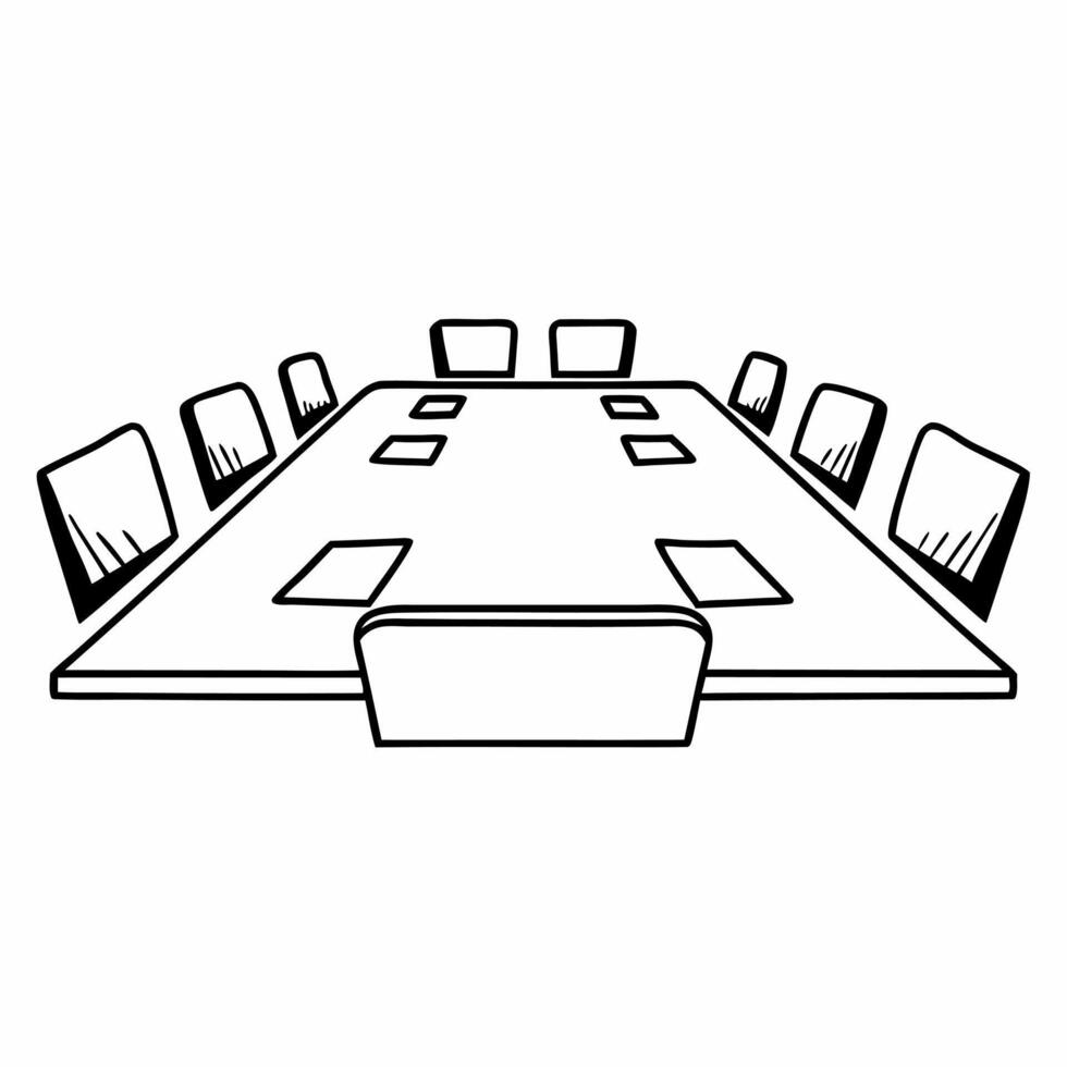 Flat Glossy Business Meeting Background with Coupon Symbols Clean vector