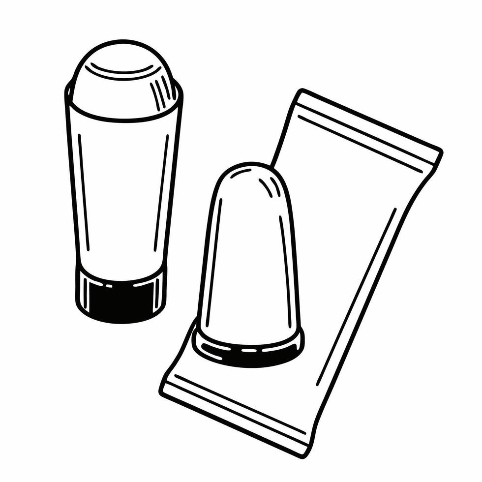 Flat Glossy Eco Friendly Packaging Clean Set 2 vector