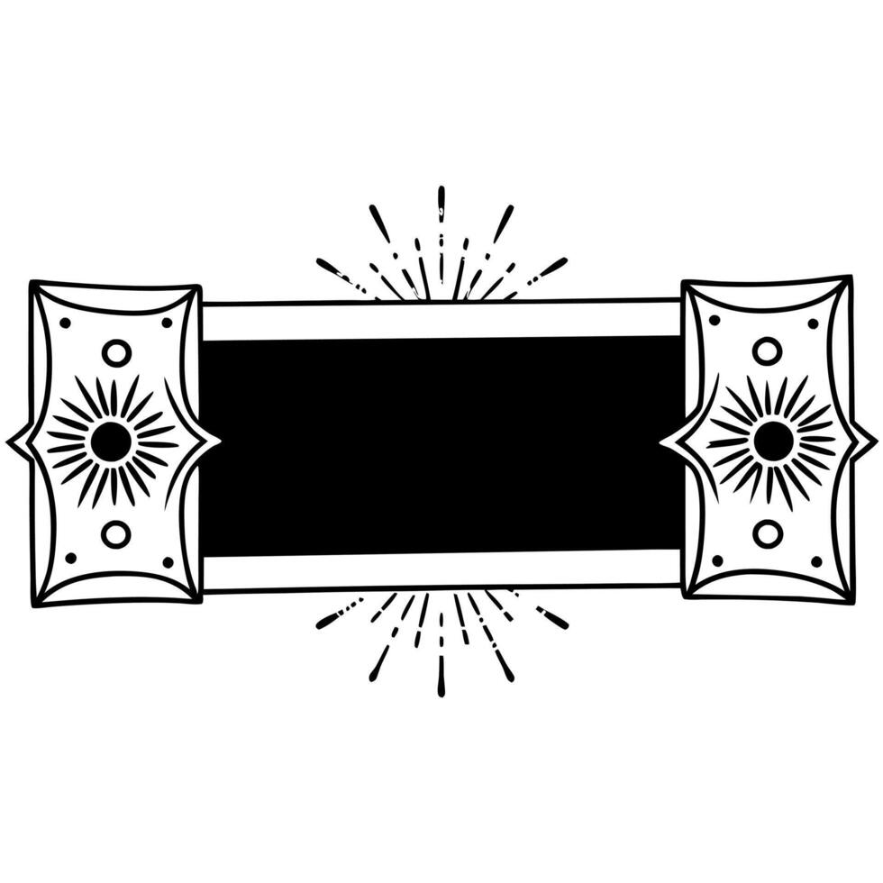 Flat Glowing Abstract Cultural Art Clean vector
