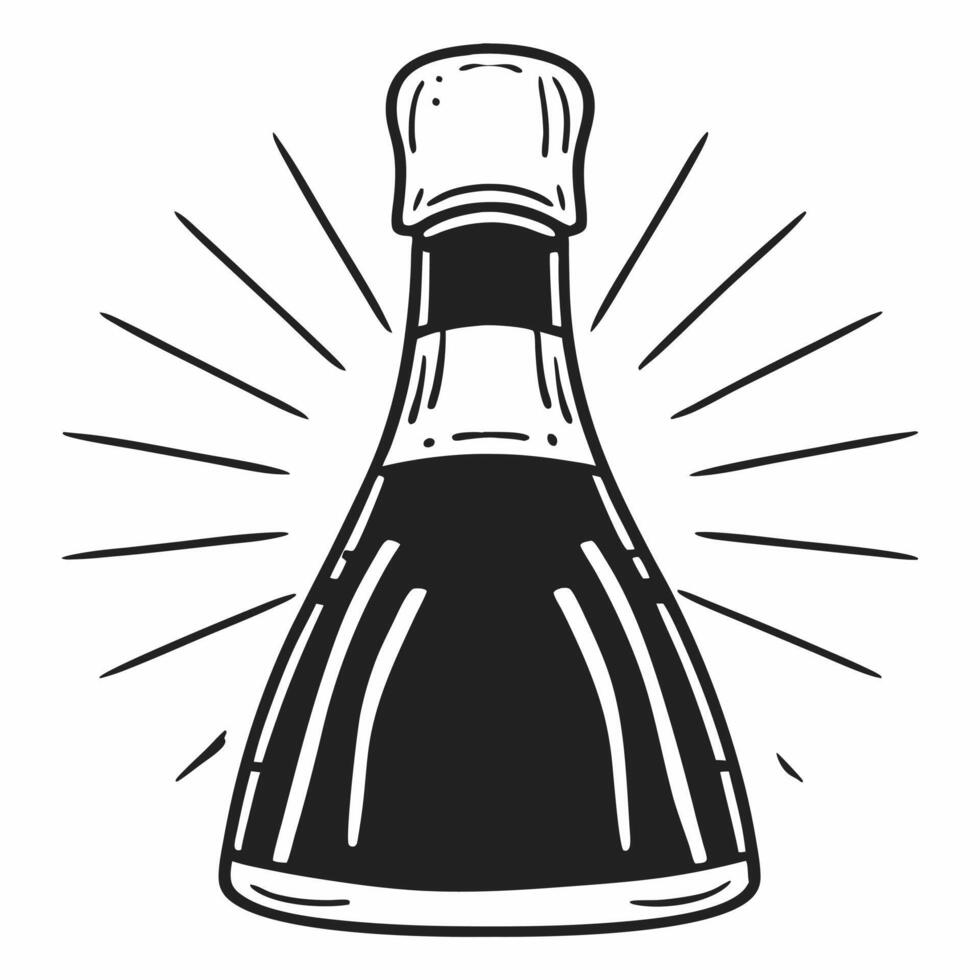 Flat Holographic Champagne Bottle Neck concept as Close up of a holographic champagne bottle neck with a glowing label set against a plain white background with copy space Camera Squre vector